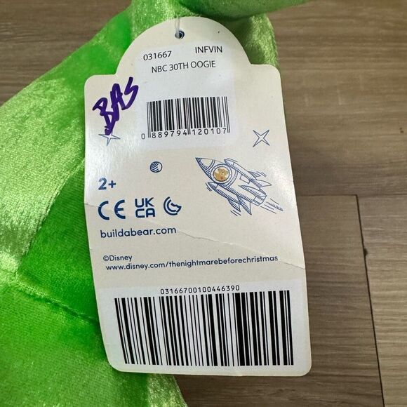 Build A Bear Workshop Nightmare Before Christmas Anniversary Oogie Boogie Plush - Picture 6 of 8